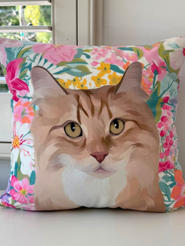 Almohada cuadrada personalizada, foto 4